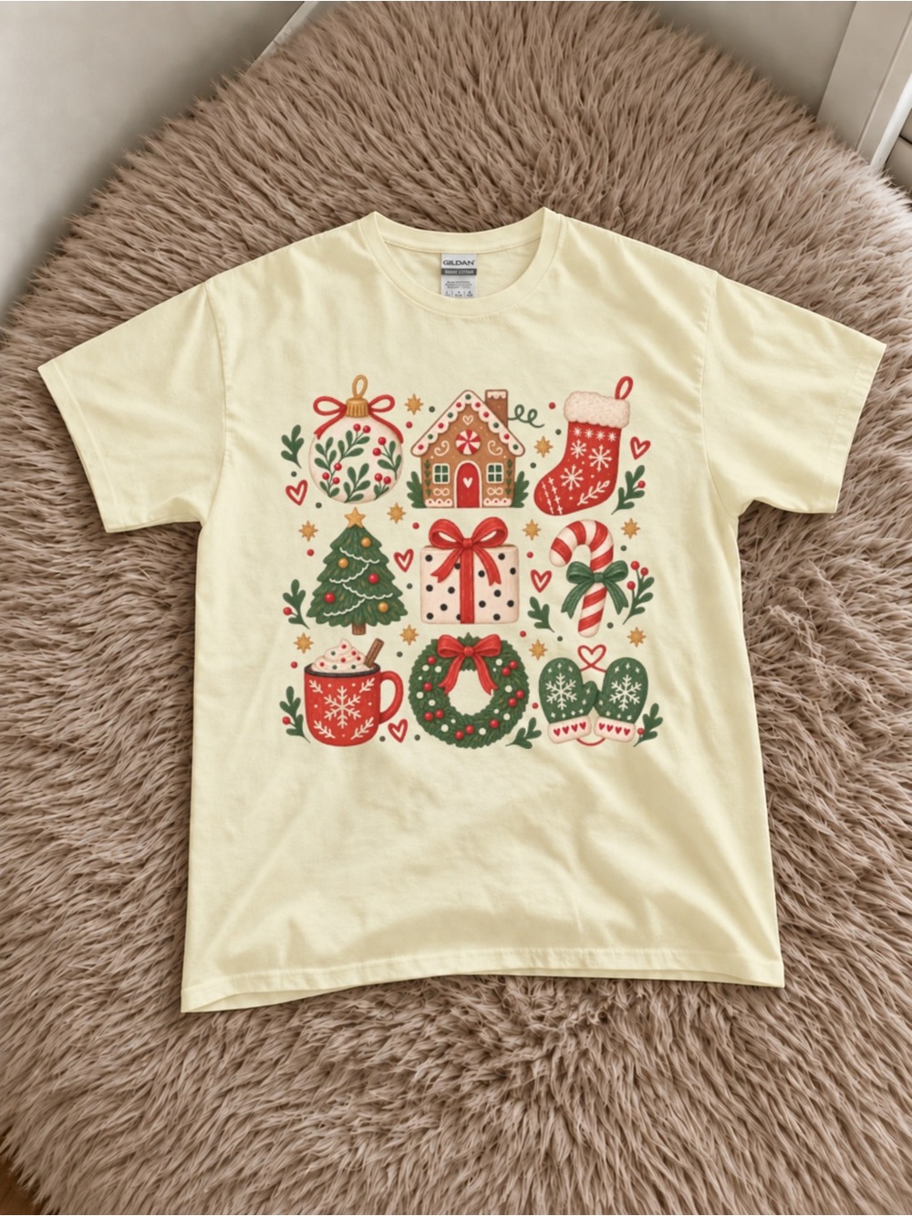 Cozy Christmas Unisex T-shirt Holiday Festive Graphic Tee